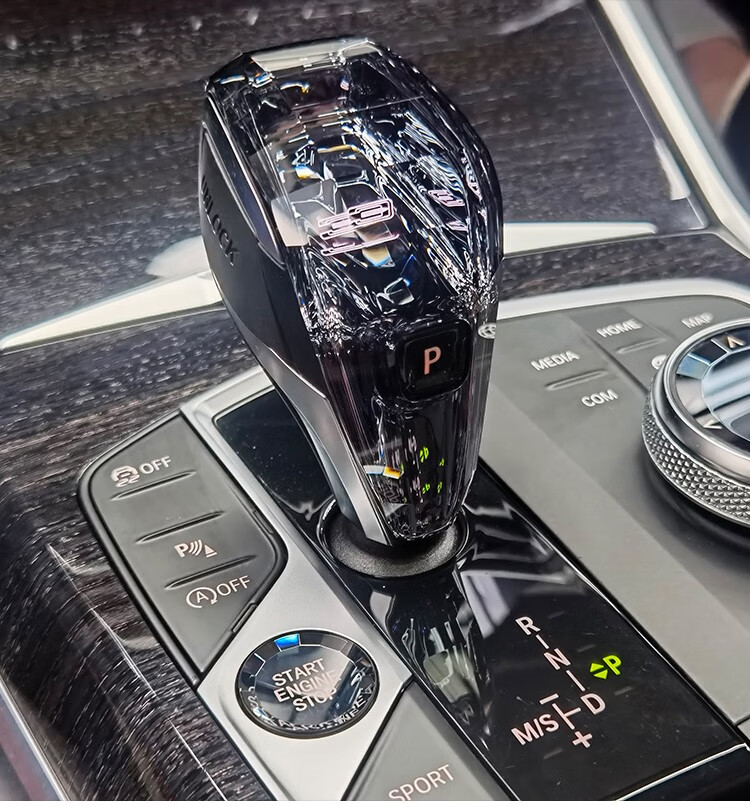 适用于宝马新3系水晶档把4系5系7系6gtx3x4x5x7档位鸡腿档把改装水晶