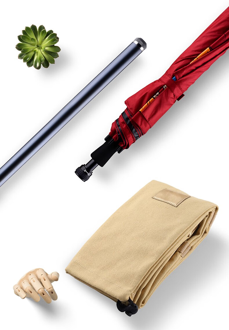 雷臣钓鱼伞包帆布鱼竿包防水鱼竿袋耐磨轻便型渔具收纳包杆包便携绿色