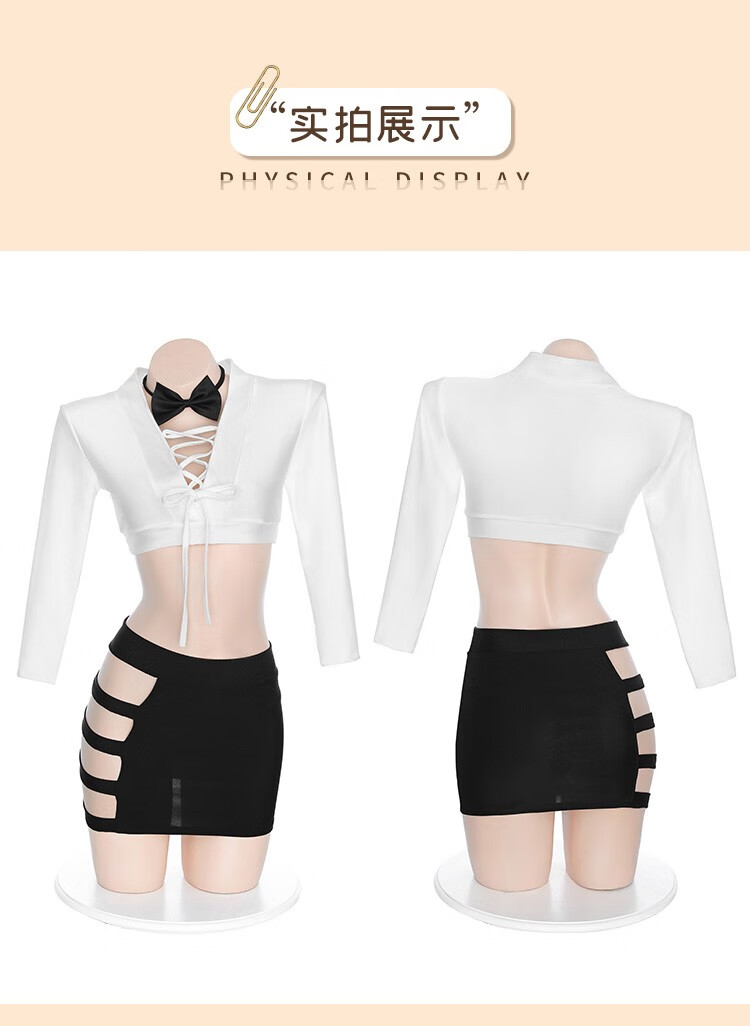 菲慕情趣胸罩露乳房事性感睡衣内衣露乳开裆洞房夫妻刺激护士服连体衣