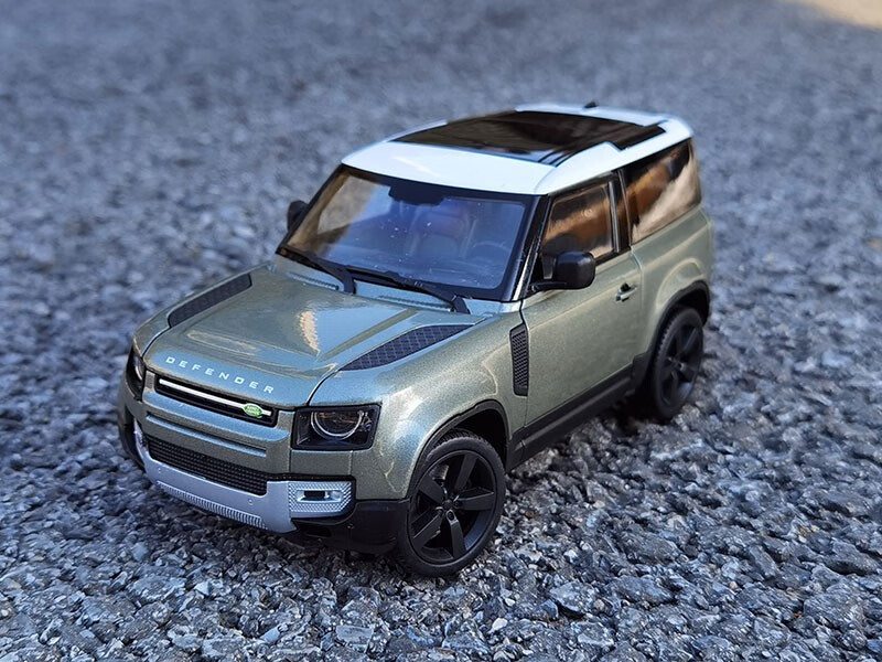 威利welly126路虎卫士90新款2020静态汽车模型合金仿真礼物白色