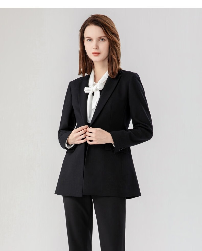 g2000女装秋冬新款上衣正装西装商务风外套一粒扣修身西服女08210416