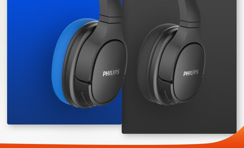 飞利浦philipssh402运动跑步防水无线蓝牙头戴耳机苹果华为小米蓝色