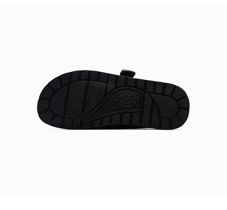 dickies拖鞋男夏季凉拖鞋男士防滑沙滩拖鞋时尚休闲平底凉鞋男黑色41