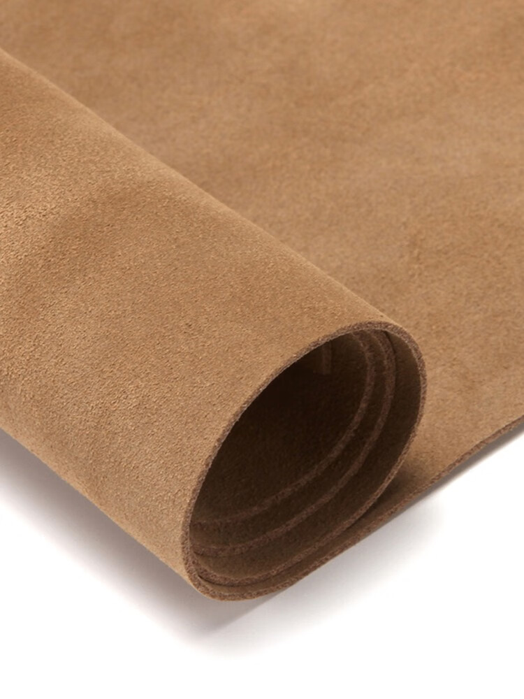 禧愿 翻毛皮皮diy反毛皮磨砂皮反绒皮料鞋包内里用料 浅灰色30*30cm一