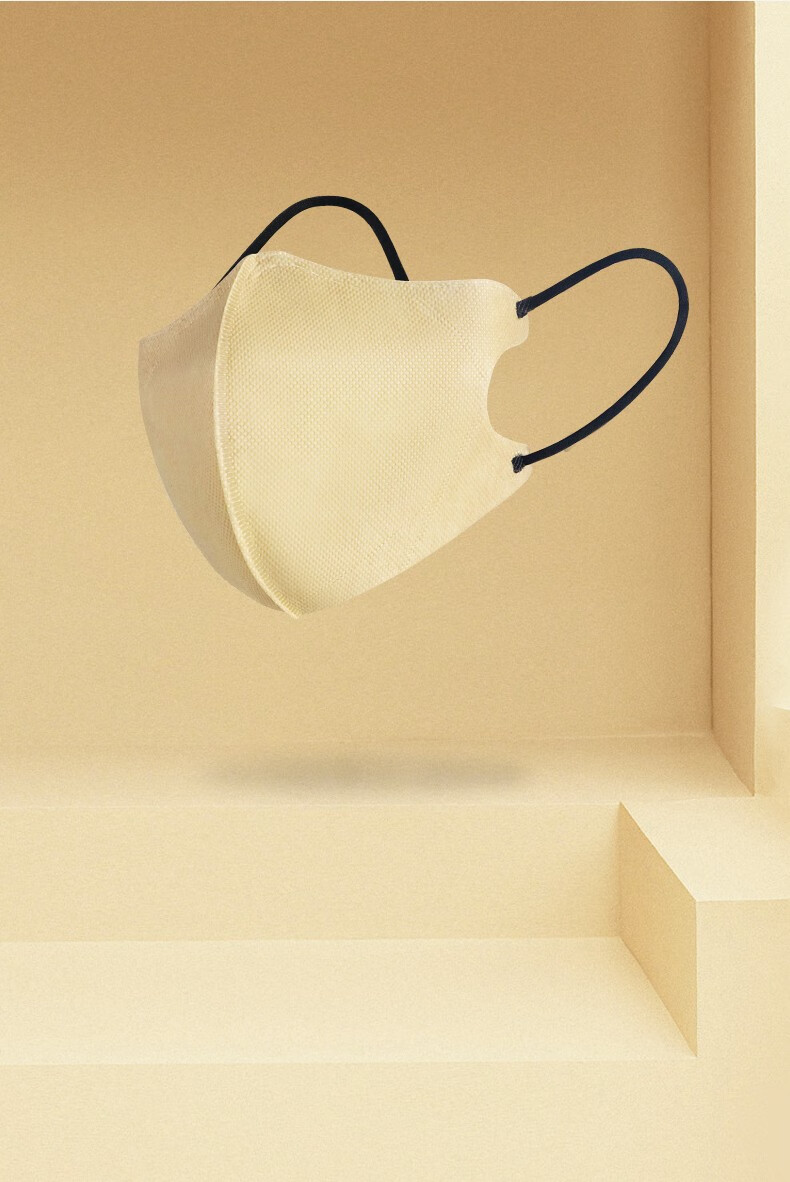 职安康个性口罩3d口罩立体莫兰迪色显脸小男女潮款网红一次性口耳罩