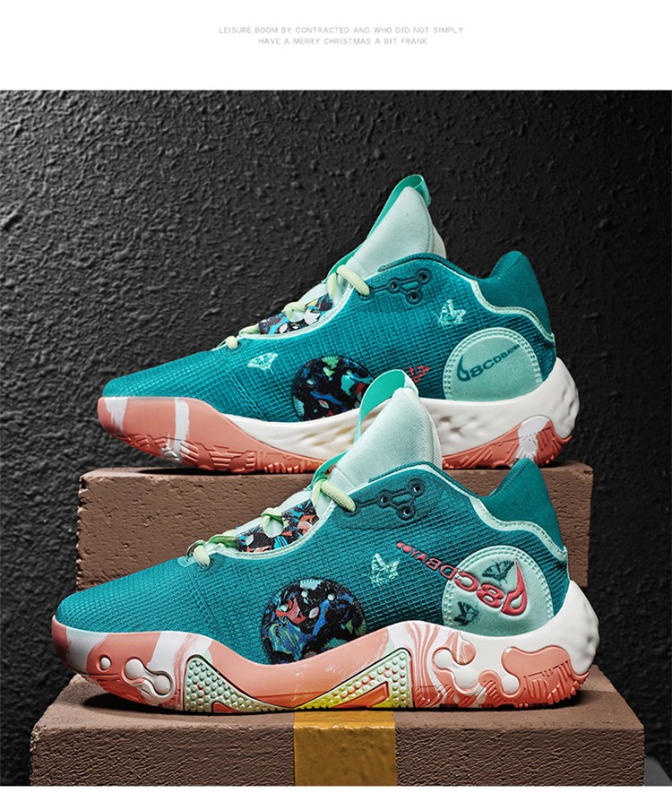 pg6保罗乔治6代黑白实战篮球鞋男鞋青少年学生透气耐磨防滑运动鞋凯威