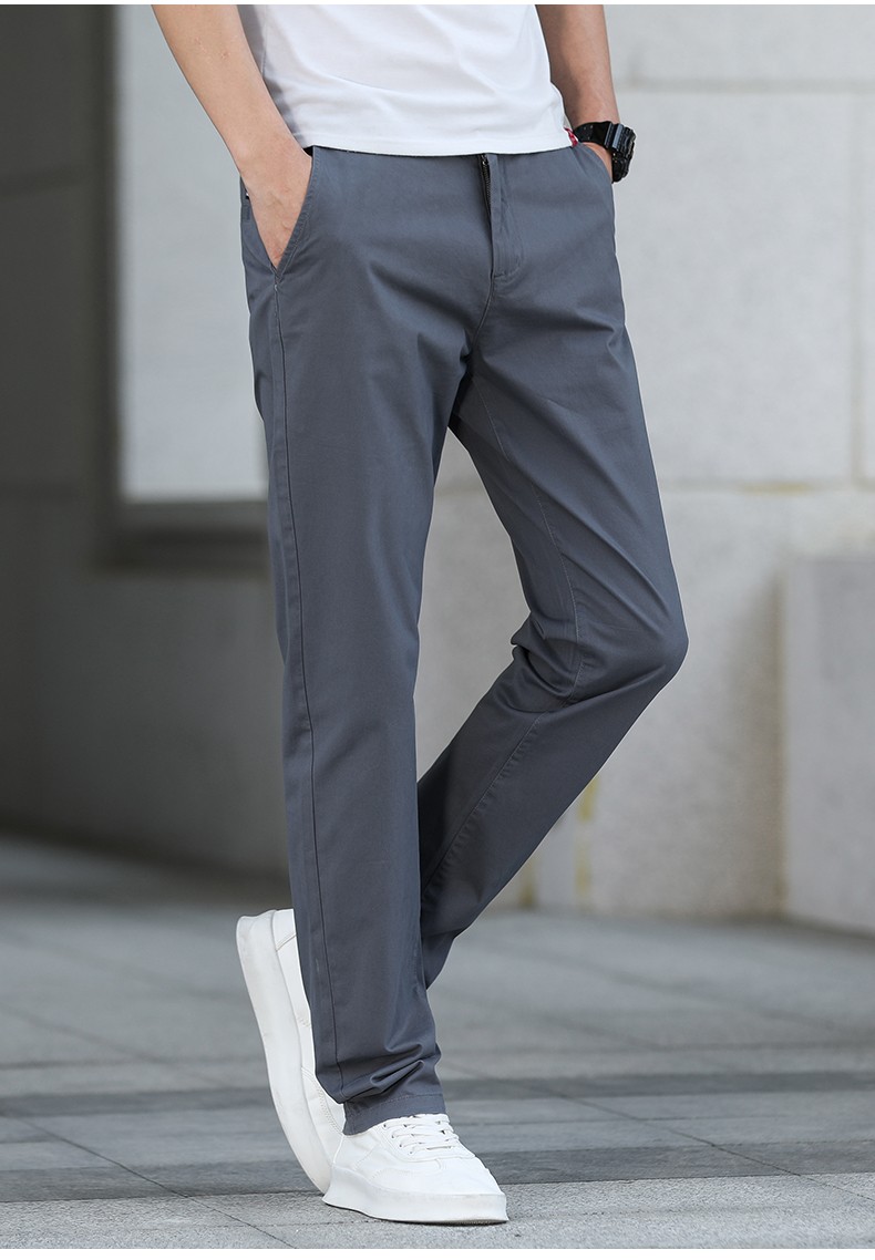 cooper 商务休闲裤男潮流百搭秋冬款男裤直筒宽松秋冬季高端男士裤子