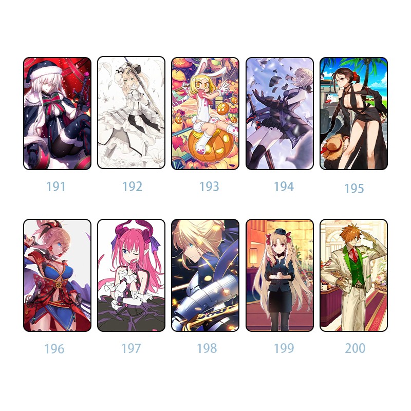 豫群荟fatezero系列卡贴卫宫切嗣爱丽丝菲尔saber二次元饭卡动漫公交