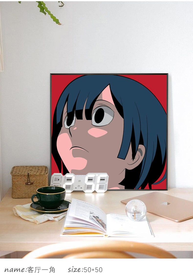 槐序潮流挂画日本动漫aokizy装饰画潮牌二次元客厅卧室床头壁画z17