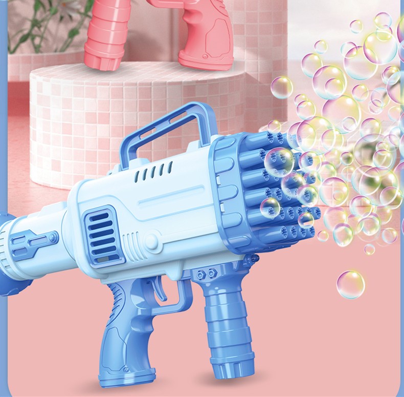 泡泡机儿童玩具男孩45岁宝宝泡泡枪加特林6710岁小孩网红电动吹泡泡