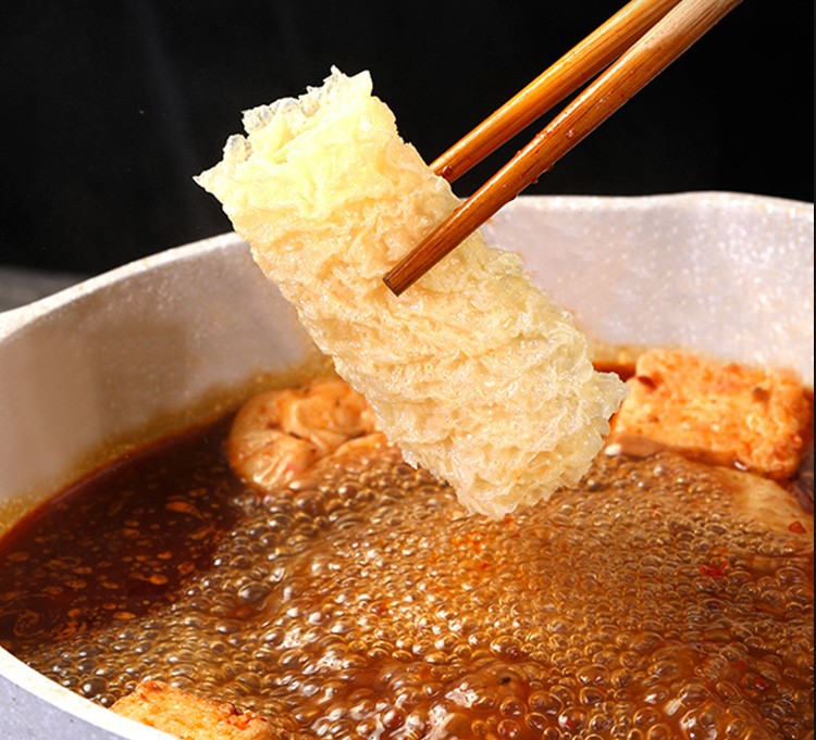 响铃卷豆皮卷油炸腐竹卷豆皮卷炸豆衣卷腐皮卷炸响脆铃卷火锅食材