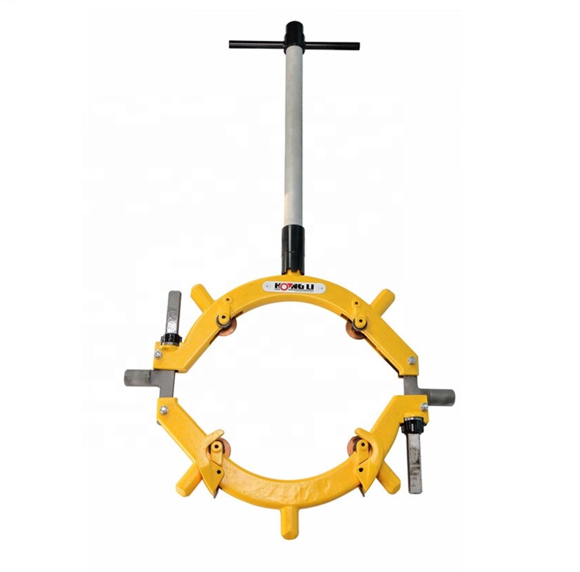 虎王重型手动防爆割管刀消防管道冷切割机割刀铰接式四刀片切钢管虎王