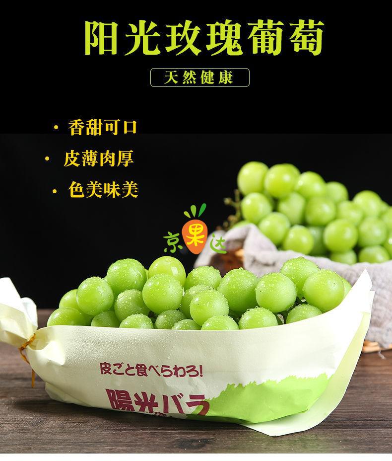 阳光玫瑰葡萄水果青提净新鲜水果当季晴王 精选三串(四斤)【图片 价格