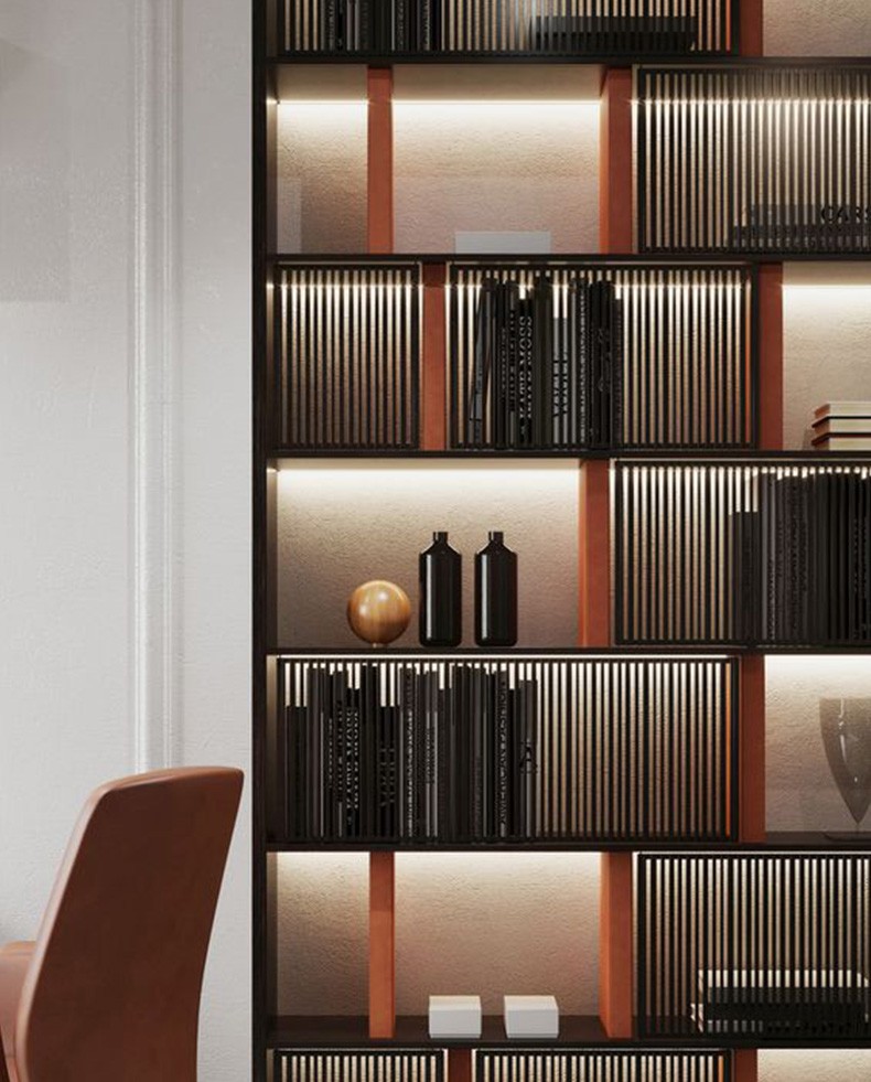 三脚猫2022背部隐线直角led橱柜灯柜底灯led厨房酒柜衣柜开门即亮层板