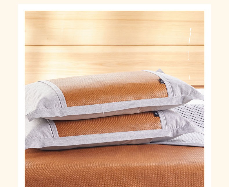 远梦艾香凉席三件套15m18米床夏凉席子舒康艾草可水洗凉席空调席艾草