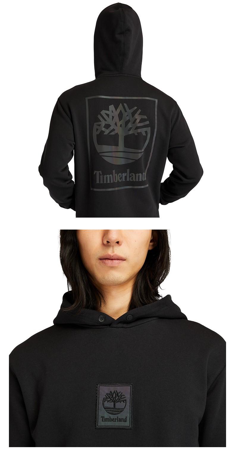 timberland添柏岚卫衣男连帽2021冬季新款户外运动服休闲宽松毛圈保暖