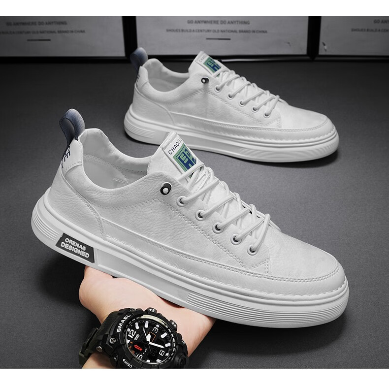 杜臣duchen严选品质新款潮流百搭网红潮鞋男士户外运动休闲防滑板鞋