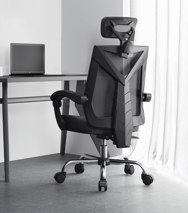 电竞椅宿舍椅子人体工学座椅舒适久坐可躺办公椅sseurat 白色干练