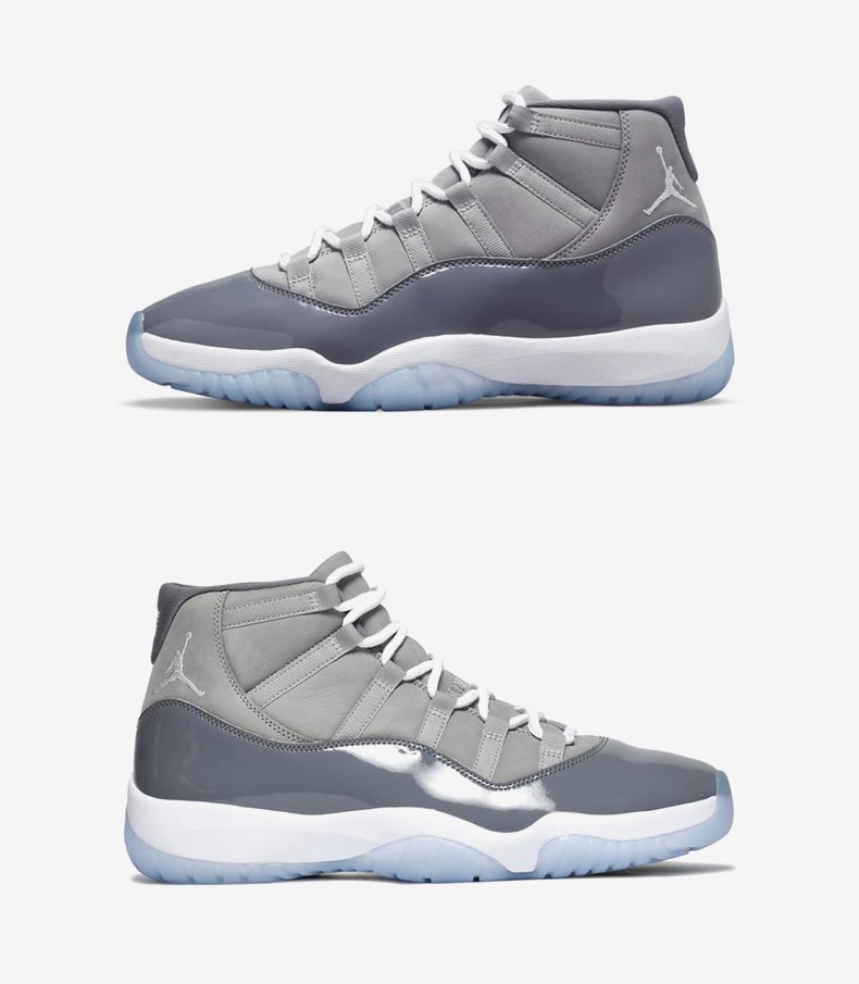 耐克(nike) air jordan 11 aj11 酷灰 烟灰 高帮篮球鞋 ct8012-005 39