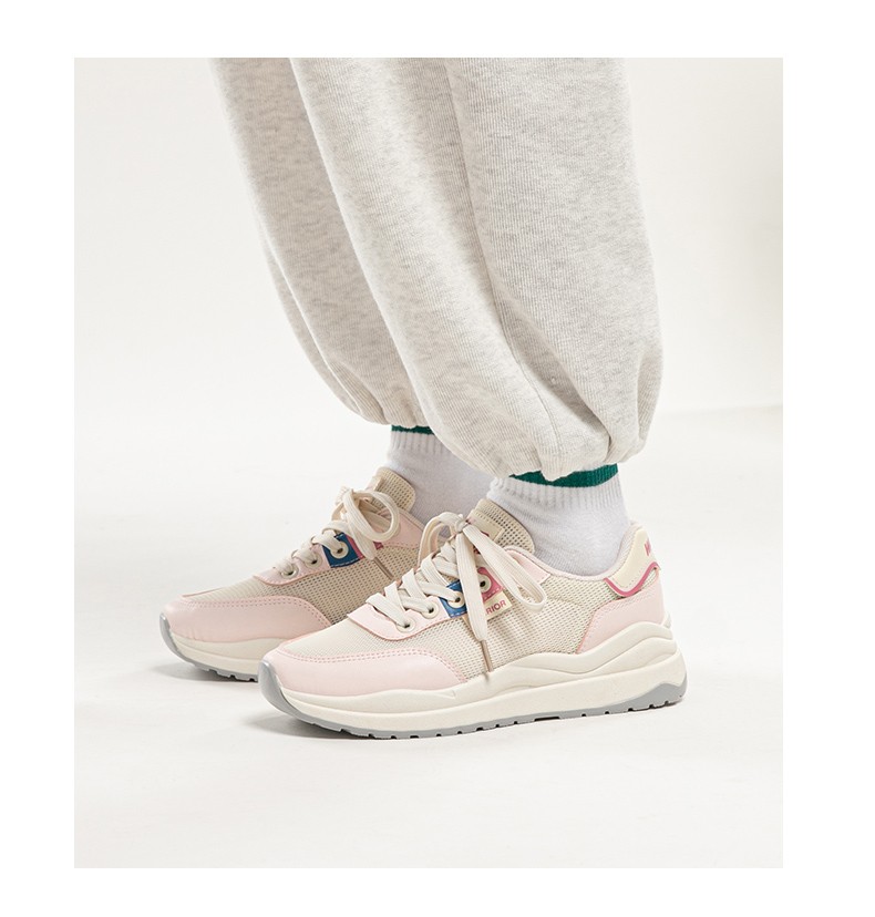 回力女鞋樱花粉清新薄荷绿夏季网面透气港风日系街拍ins潮鞋休闲运动