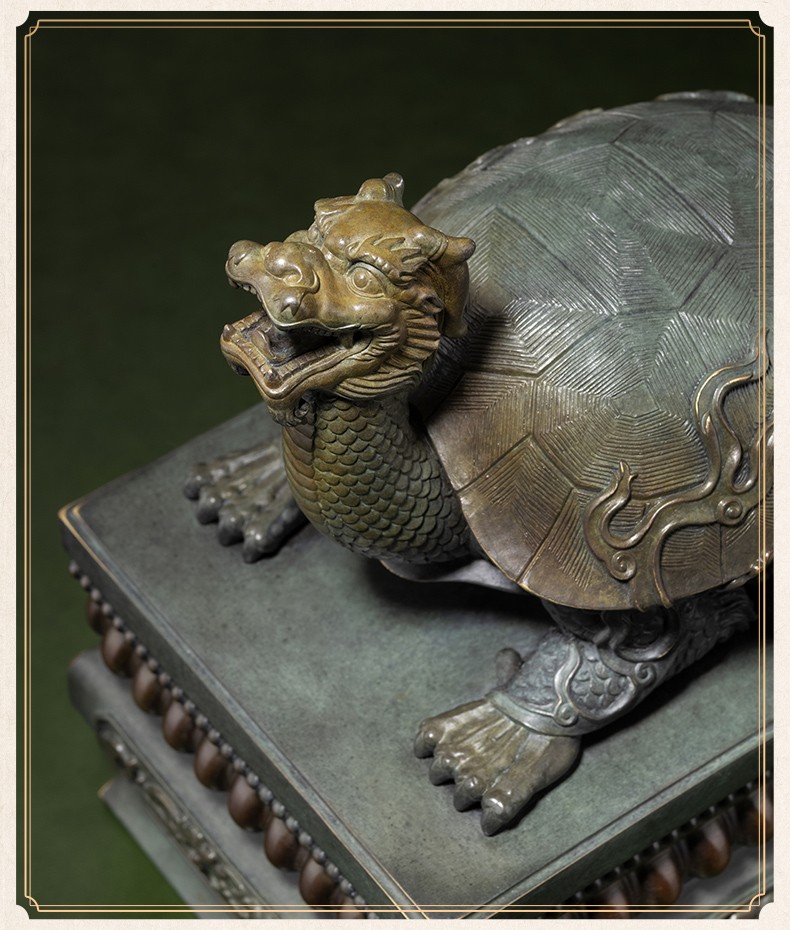 铜师傅全铜摆件故宫神兽之铜龟家居饰品铜工艺品礼品摆件