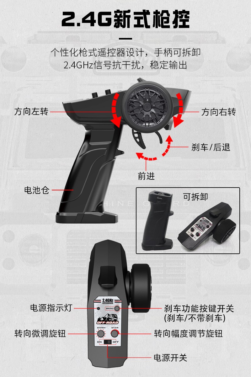 sg16034全比例遥控车高速漂移赛车电动四驱汽车仿真越野车合金生日