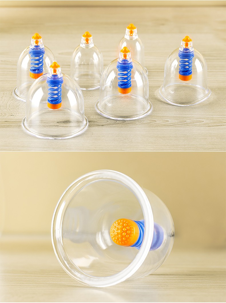 太空者拔罐器24罐家用真空拔罐器抽气式拔火罐磁疗加厚拔气罐非玻璃