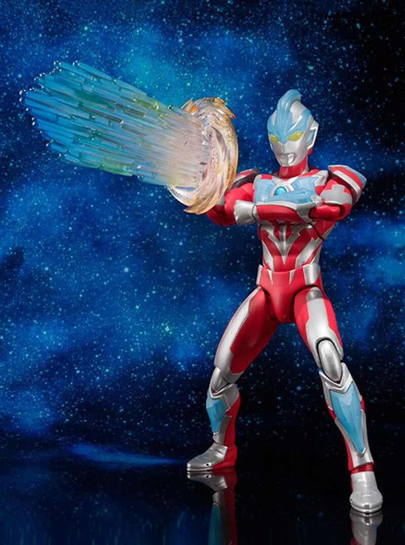 银河维克特利金迦奥特曼关节超可动发光闪耀迪迦shf 人偶模型手办儿童