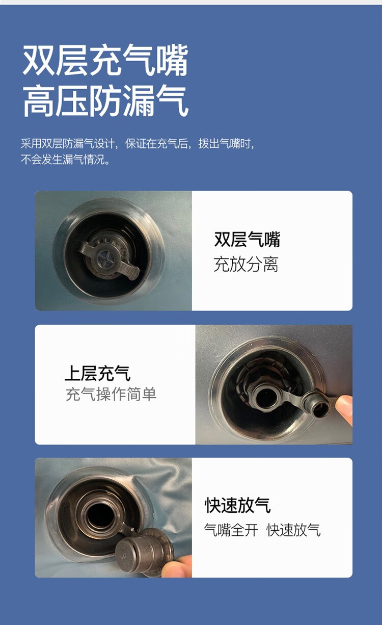 intex充气床垫家用充气床单人双人户外气垫床午休午睡便携折叠床躺椅