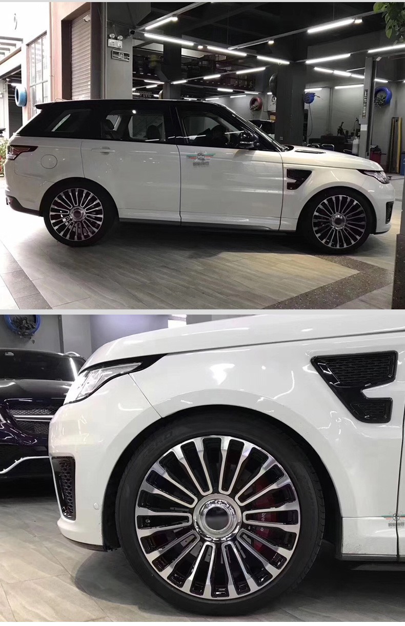 19 20 21 22寸网红悬浮改装锻造轮毂适配路虎发现5揽胜揽运星脉极光