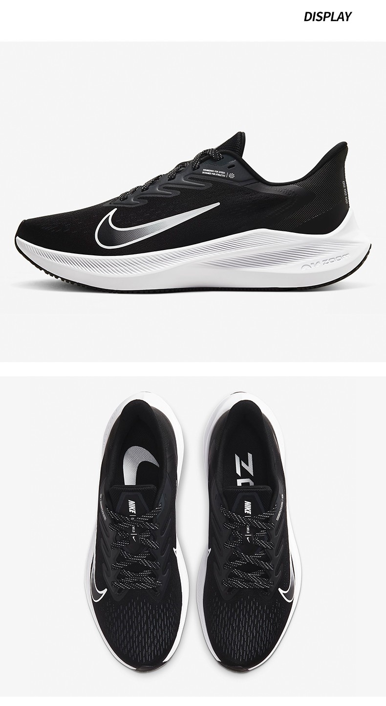 nike/耐克zoom winflo 7男女气垫缓震跑步鞋cj0302-005 如图 36【图片
