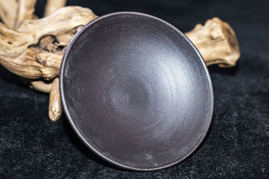 【天目釉三才盖碗】林盏堂 建阳建盏天目盏 口径9.