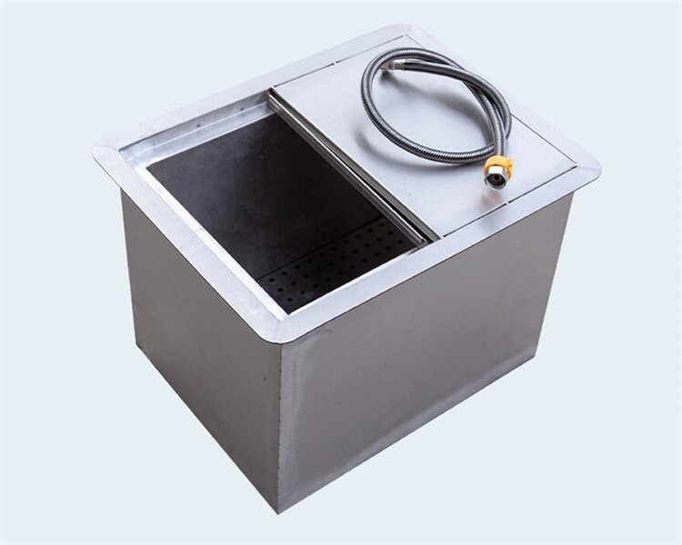 商用不锈钢冰槽水池储冰槽嵌入式自助餐保温冰池吧台厨房奶茶201钢