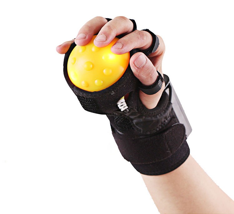 博朗晴手部按摩器热敷电动家用中风脑偏瘫手指理疗仪手关节麻木康复