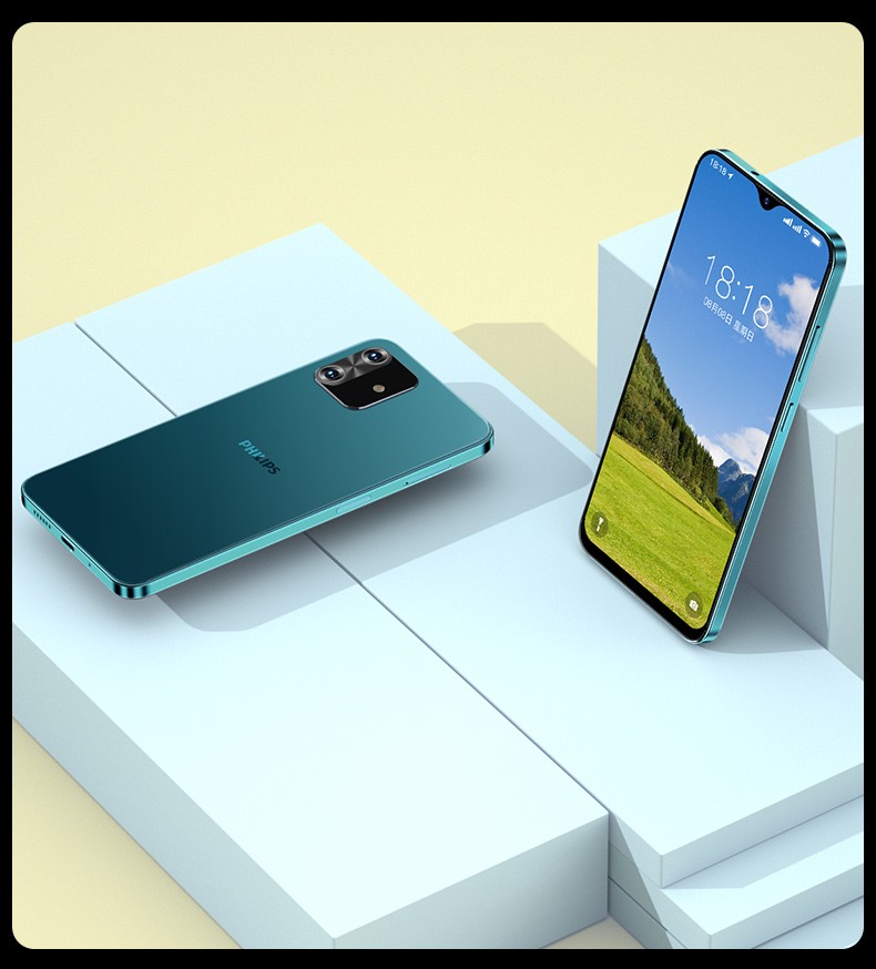 飞利浦philipsph262英寸水滴屏128g智能手机ag玻璃机身双卡双待可用5g
