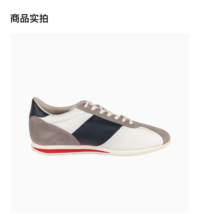 emporio armani阿玛尼奢侈品男鞋子 拼色时尚休闲鞋四季款男士运动鞋