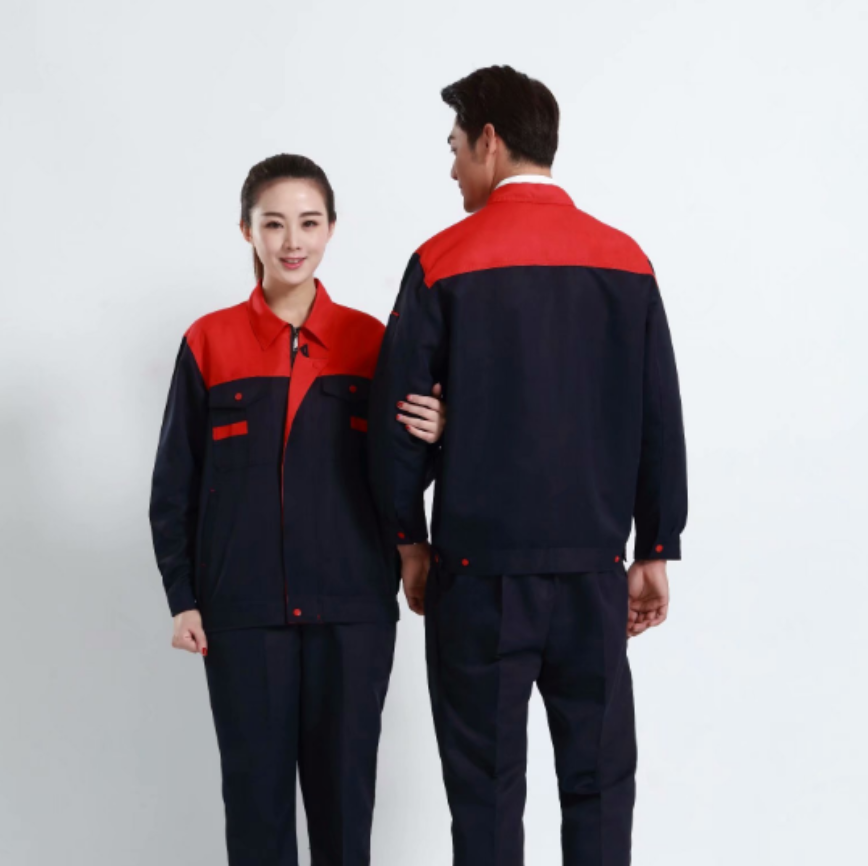 缔鲸(dijing)夏定制尚品宅配工作服装修装饰公司工装长袖男女印字印字