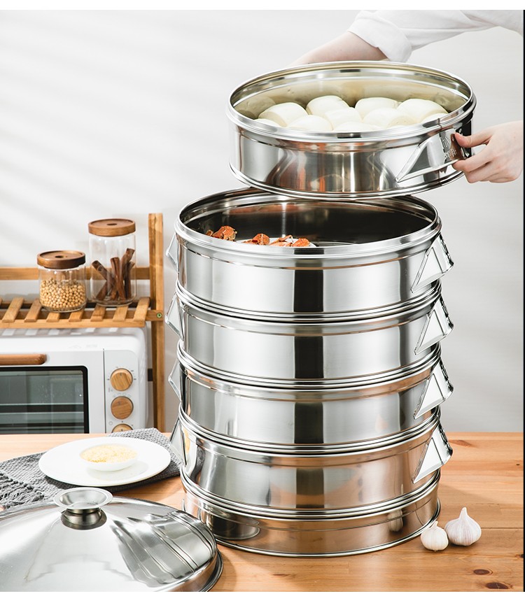 大号蒸笼 不锈钢蒸锅 多层食堂粽子大蒸笼商用蒸格蒸屉包子蒸笼酒店