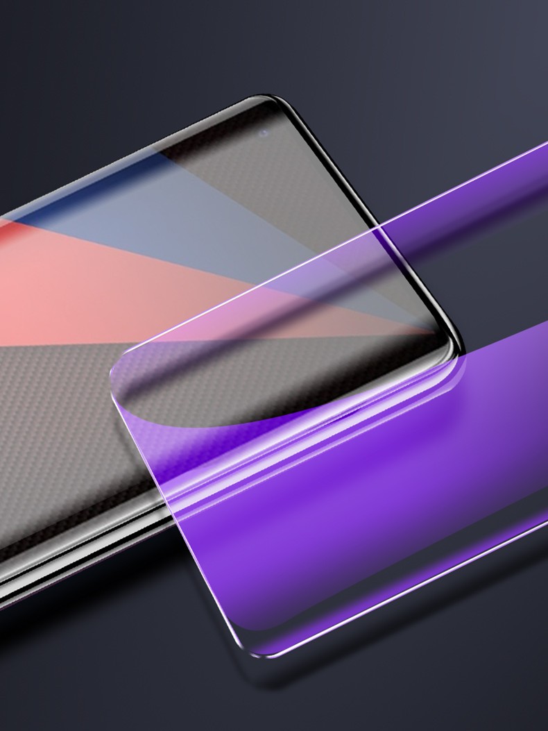 品陌vivoiqoo8pro5pro全屏曲面钢化膜全覆盖曲屏版覆盖uv全胶手机贴膜
