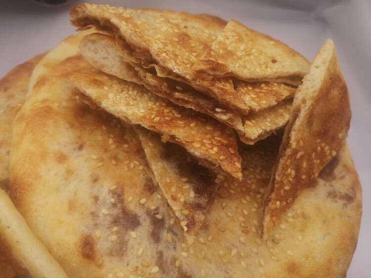 樱安娜2斤山东淄博博山焦庄烧饼1000g特产传统鲜肉烧饼手工发面饼10个