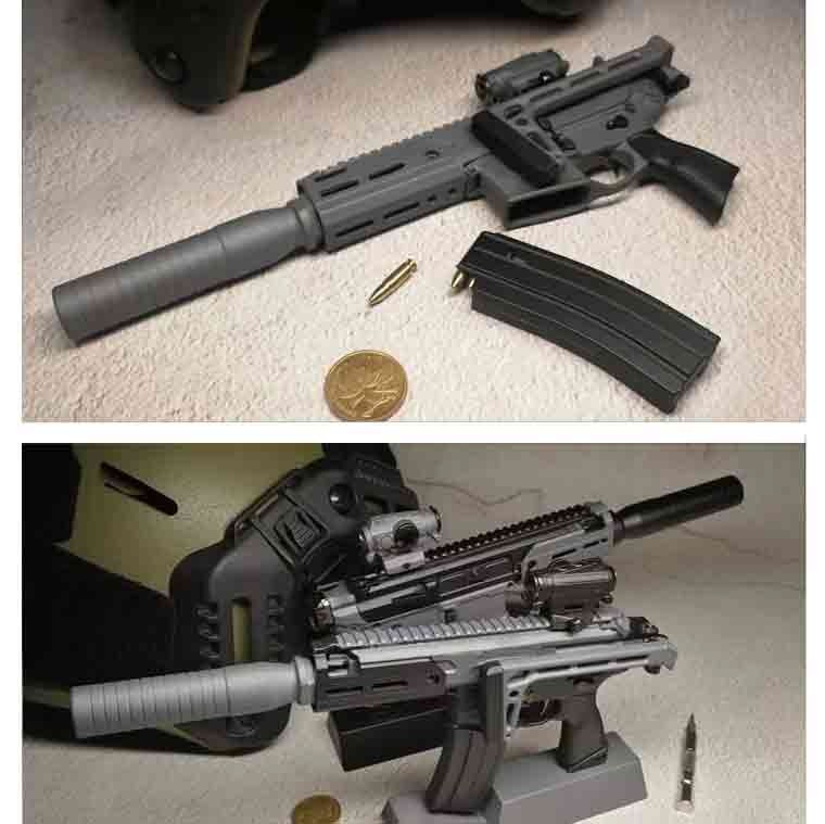 新品135抛壳mcx合金枪模卡宾枪全拆卸金属收藏摆件玩具不可发射全金属