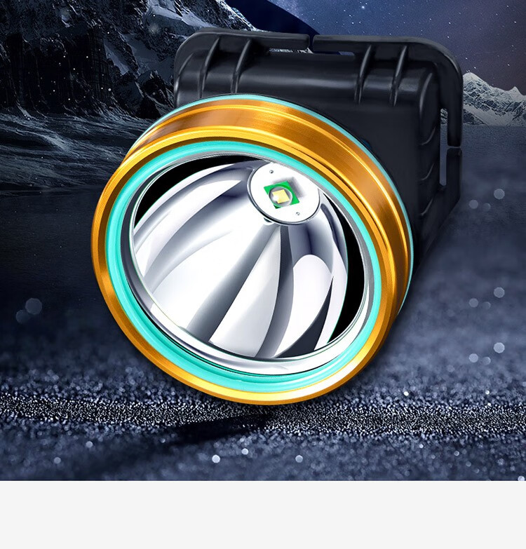 南极人头灯钓鱼专用户外强光超亮感应充电头戴式手电筒钓鱼灯矿灯白黄