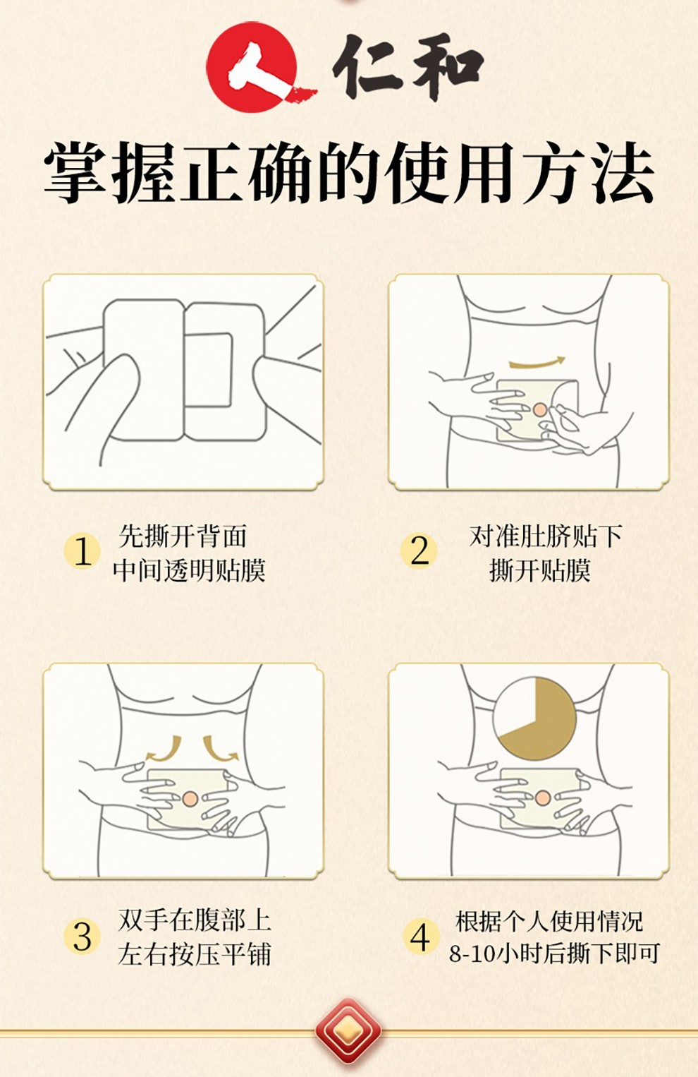 仁和减肥贴搭配减肥胶囊肚脐贴大腿学生懒人瘦身贴减肥睡全身非快速减
