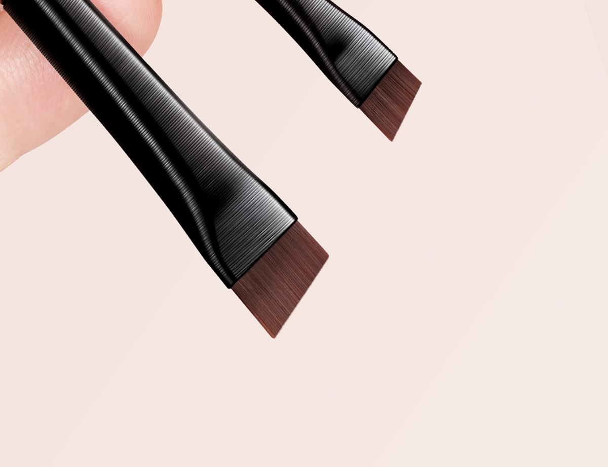 shehas她有王霏霏同款刀锋眼线刷超薄扁平头斜角卧蚕刷眉刷眼部便携