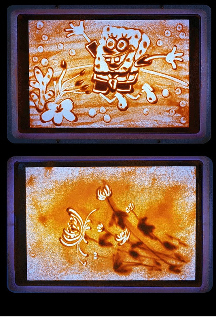 沙画台 儿童diy手工专用沙画盘初学者玩具幼儿园培训抖音同款涂鸦画画