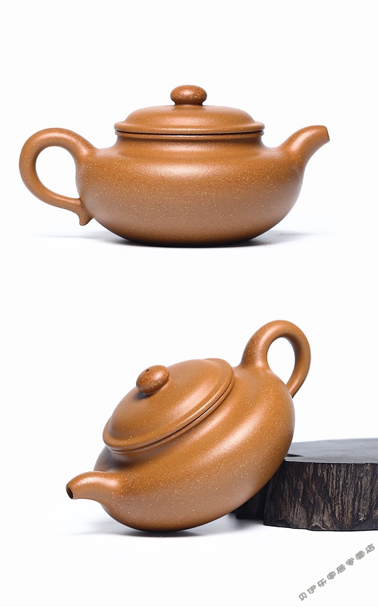 宜兴紫砂壶名家董琴大师纯手工原矿蟹黄老段泥小仿古紫砂功夫茶壶茶具