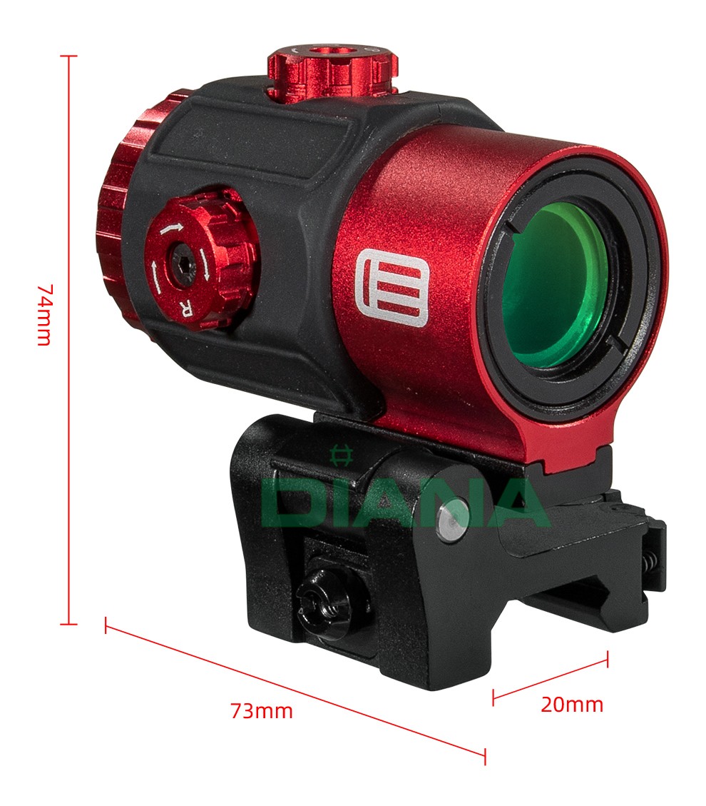dianag43全息瞄hhs套装虹膜558内红点增倍镜快拆夹全息瞄快速寻鸟镜内