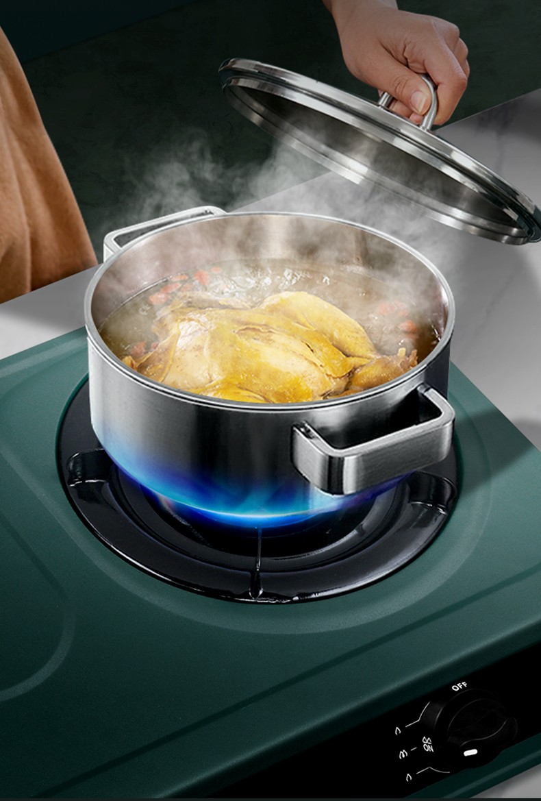 南极人nanjiren煤气灶双灶燃气灶家用天然气液化气灶猛火台式不锈钢燃