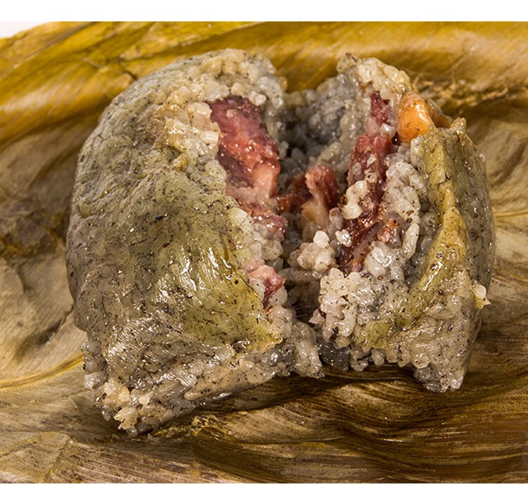 黔甲贞品正宗贞丰灰粽子兴义农家手工鲜肉板栗咸味早餐特色小吃超大