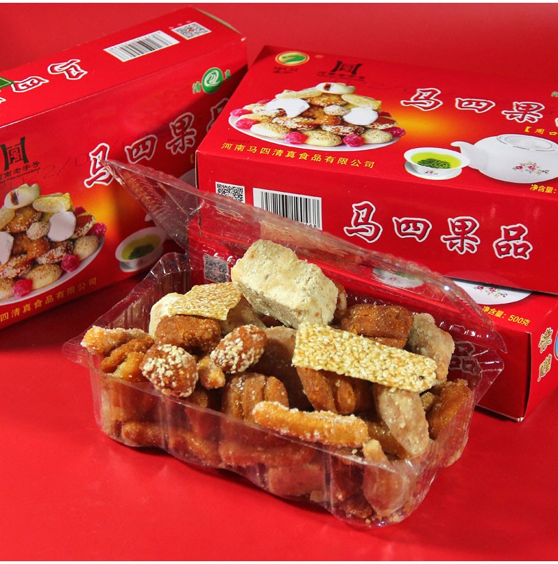 河南特产正宗马四果品蜜三刀羊角蜜混装老式传统果子糕点休闲小吃